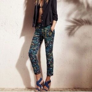 Derek Lam Rio Capri Pants in Nightshade Multi